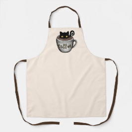 Delantal Gracioso café Cat Apron