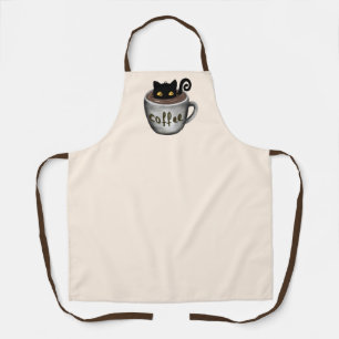 Delantal Gracioso café Cat Apron