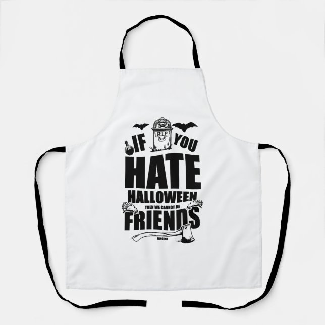 Delantal Gracioso diseño de Halloween para la fiesta de Hal (Anverso)