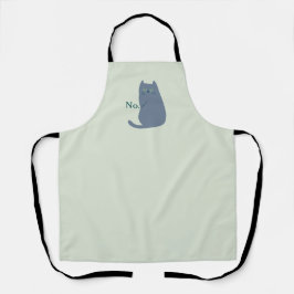 Delantal Gracioso Gato Cheeky