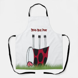 Delantal Gracioso insecto muerto de yoga