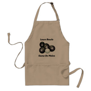 Delantal Gracioso juego de bolos de césped en M...., Apron