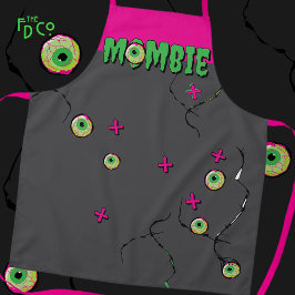 Delantal Gracioso Mombie Zombie Eyeball Poppin Funny’
