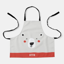 Gracioso oso polar lindo personalizado de los niño