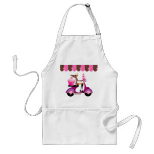 Delantal Gracioso pastel Scooter Chica Bakery Apron