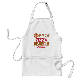 Delantal Gracioso Pizza Parlor Monograma Pizzeria Chef
