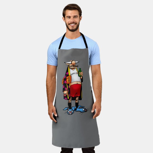 Delantal Gracioso Regalo Apron Para Él (Gastado)