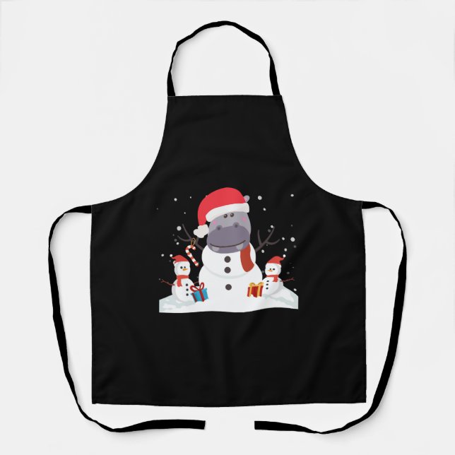 Delantal Gracioso regalo de Navidad para Navidades de Santa (Anverso)