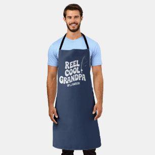 Delantal Gracioso Regalo de pesca del abuelo de Guay Padres