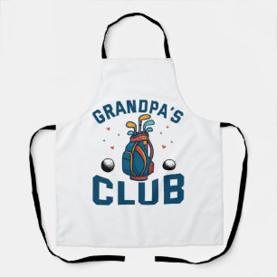 Delantal Gracioso regalo del club de golf del abuelo