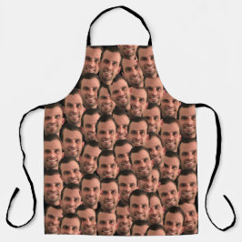 Delantal Gracioso Regalo Personalizado Face Chef.