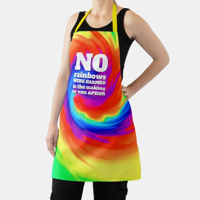 Delantal Gracioso TieDye No Se Herieron Lluvias... (in situ)