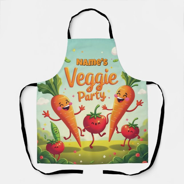 Delantal Gracioso tomate de zanja Pea Apron (Anverso)
