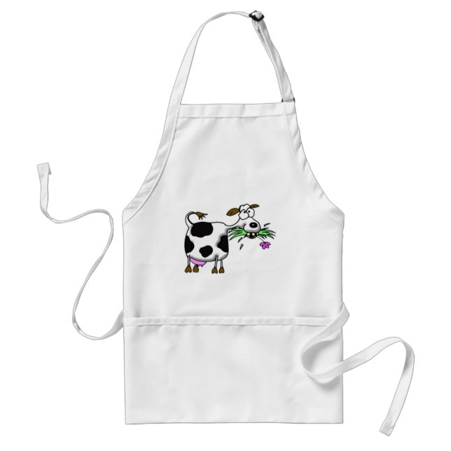Delantal Graciosos regalos de vaca personalizado y accesori (Frente)