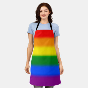 Delantal  Gradiente arco iris