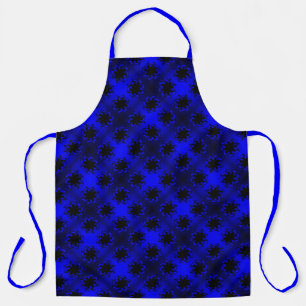 Delantal Gradiente de estrella de lazo azul bluesy