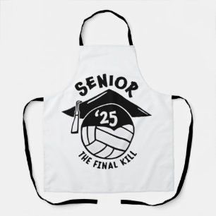 Delantal Graduación Senior 2025 del voleibol