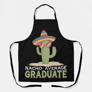 Delantal Graduado Nacho Promedio Cactus Graduación Mexicano