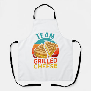Delantal Gráfica de sándwich divertida de queso a la parril