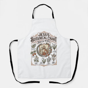 Delantal Gráfico Botánico Jesús Plantas Bíblicas Jesús Bota