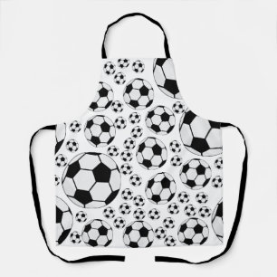 Delantal Gráfico clásico de balón de fútbol para fanáticos 