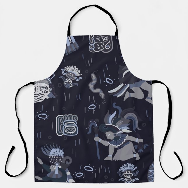 Delantal Gráfico de diseño incaico (Anverso)