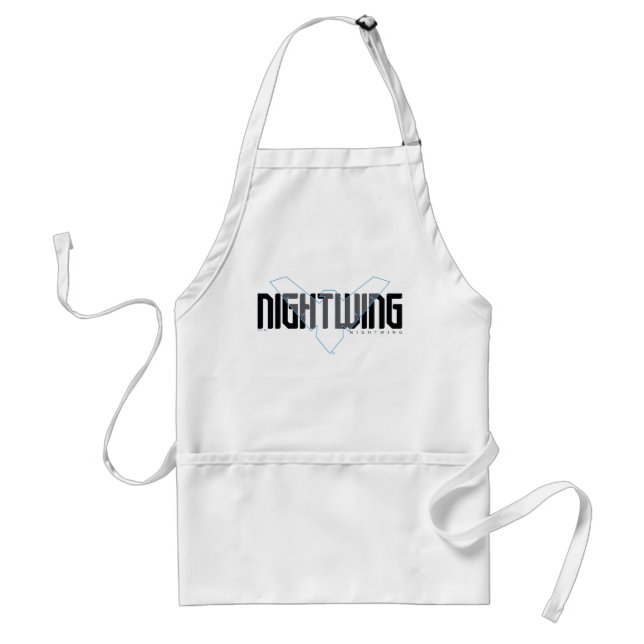 Delantal Gráfico de nombres de alta tecnología nocturna (Frente)