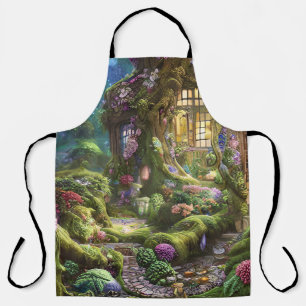 Delantal Gráfico forestal de las islas Fairyland