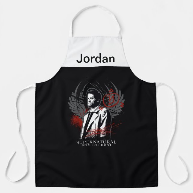 Delantal Grafiti de Castiel Supernatural (Anverso)
