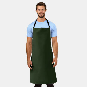 Delantal Gran artesanía de Chef GREEN OSCURO