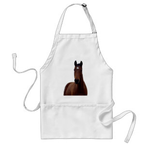 Delantal Gran Caballo Majestuoso Marrón