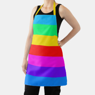 Delantal Gran franja arcoiris