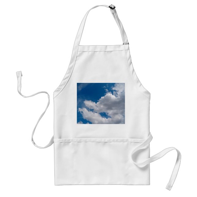 Delantal Gran nube blanca suave (Frente)