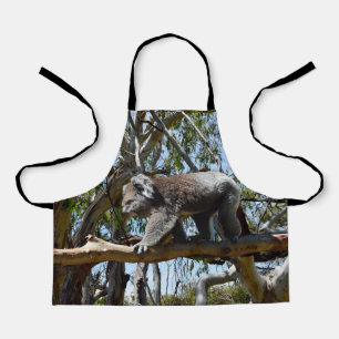 Delantal Gran Oso Masculino Koala, Apron de impresión compl