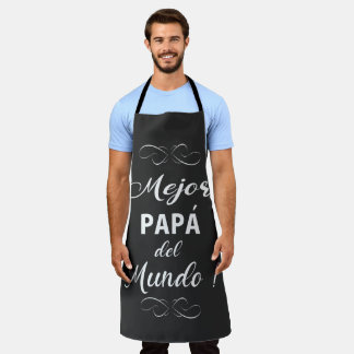 Delantal Gran Padre Español en la camiseta con el logo mund