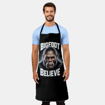 Gran pie creencia Cryptid Fan BBQ Pit Apron