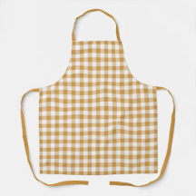 Granja amarilla Gingham Apron
