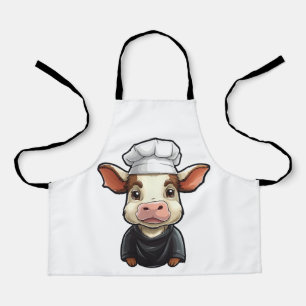 Delantal Granja Guay Lover Art Cute Chef Cow