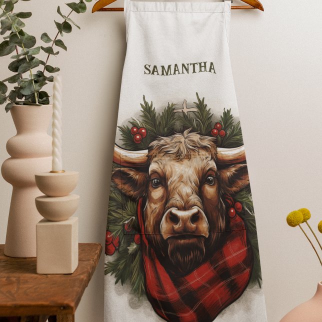 Delantal Granja Rusa Red Buffalo Plaid (Subido por el creador)