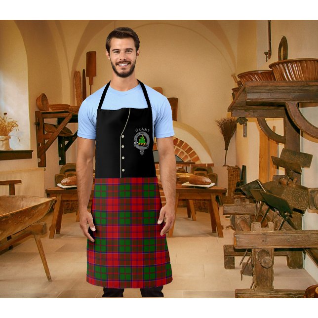 Delantal Grant Clan Badge & Tartan Kilt (Subido por el creador)