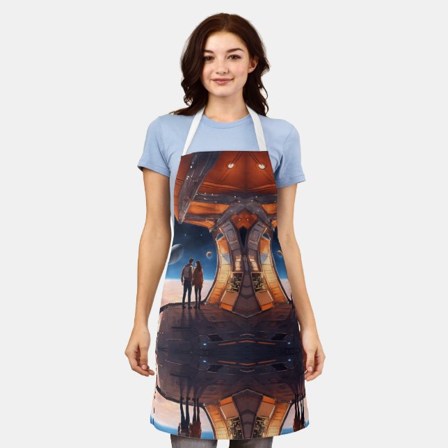 Delantal 🚀 Gravity Voyage (Gastado)