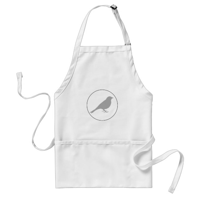 Delantal Gray Bird Standard Apron (Frente)