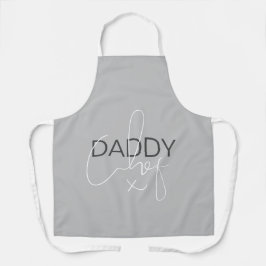 Delantal Gray Daddy Chef Apron