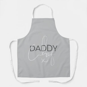 Delantal Gray Daddy Chef Apron