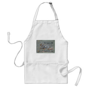 Delantal Gray Squirrel Navidades Blessing Series