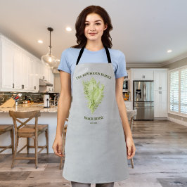 Delantal Green Conch Shell Apron