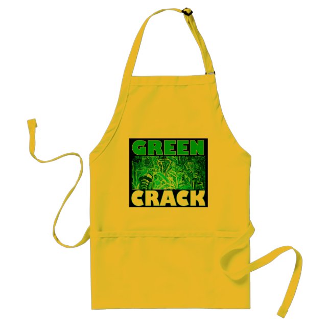 DELANTAL  GREEN CRACK (Frente)