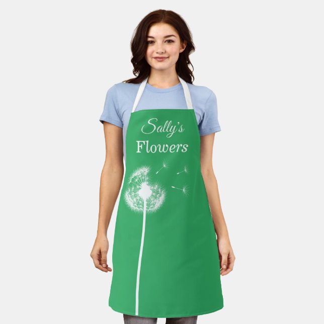 Delantal Green Dandelion Apron (Gastado)