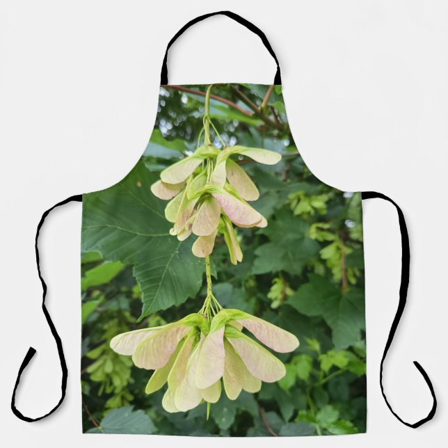 Delantal Green Maple Seed Nature Apron (Anverso)