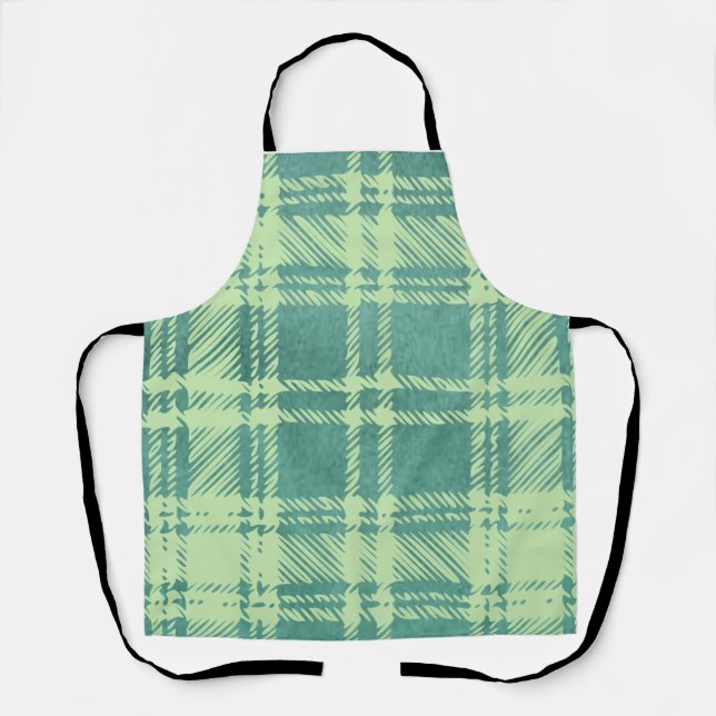 Delantal Green Plaid Apron (Anverso)